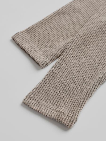 Women's Fall Winter Casual Slim-Fit Long Sleeve Round Neck Top & Pants Set, Plain Pattern Moderate Fabric, Two-Piece