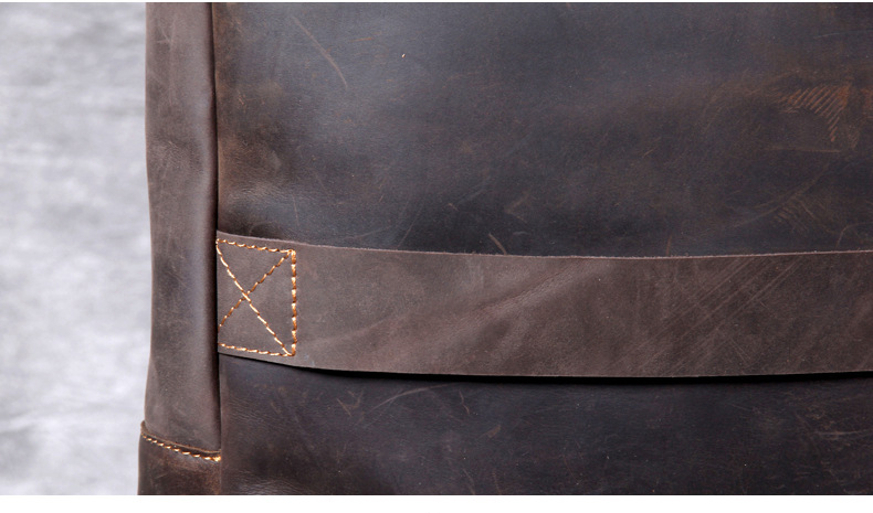 Leather Show of Woosir Men's Real Leather Backpack