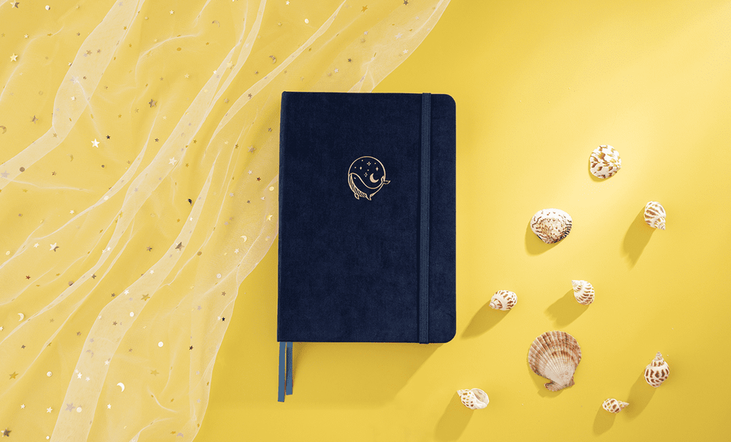 tsuki gentle giant whale notebook front