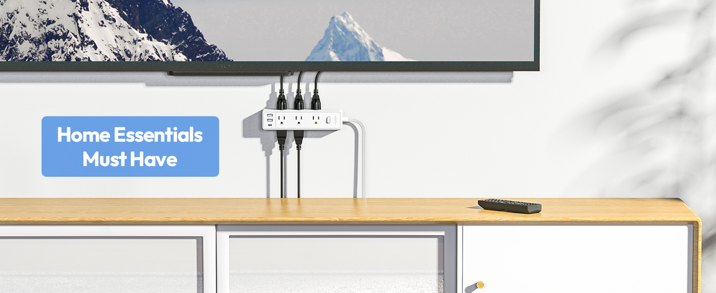 WALL mount power strip