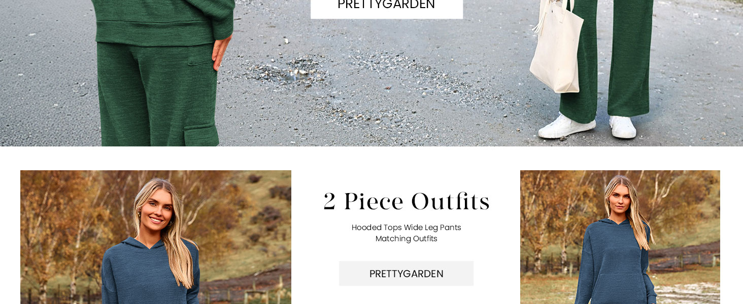 PRETTYGARDEN Matching Sets Women Clothing