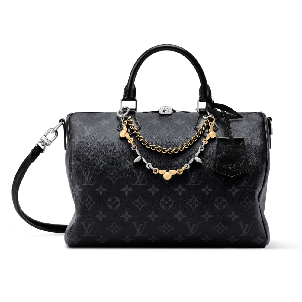 Louis Vuitton Speedy Soft 30 Monogram Black 30cm M15102