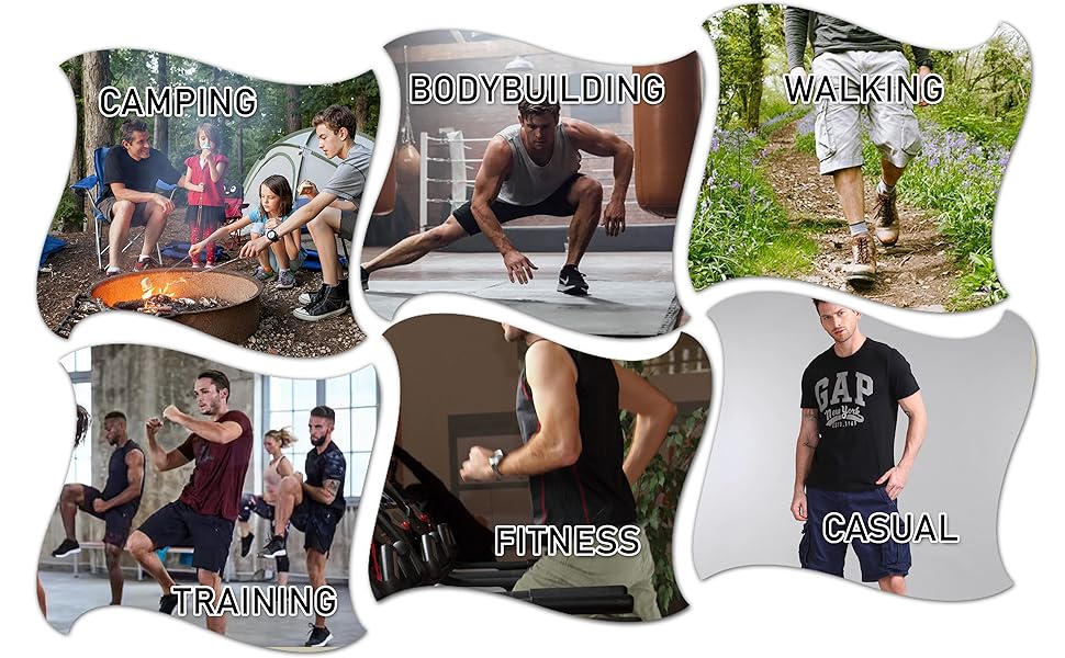 Men's Belted Cargo Shorts