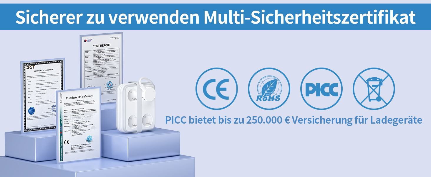 Mehrfachsteckdose Wandmontage