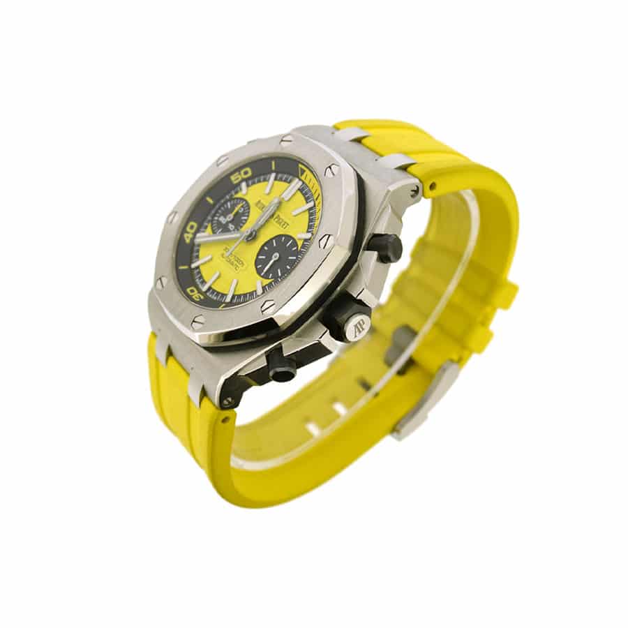 audemars piguet royal oak offshore diver chronograph yellow 26703st oo a051ca 01 replica1 1