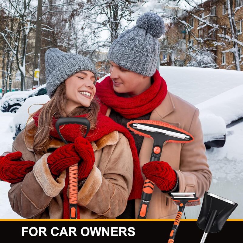 itoolmax 4 in 1 extendable car snow brush car owner
