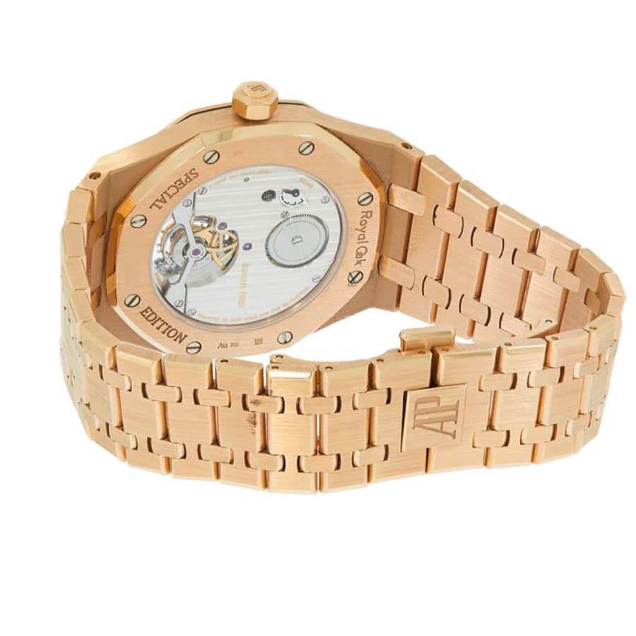 audemars piguet royal oak 18k rose gold extra thin open case back watch 26515or oo 1220or 01 apro072751