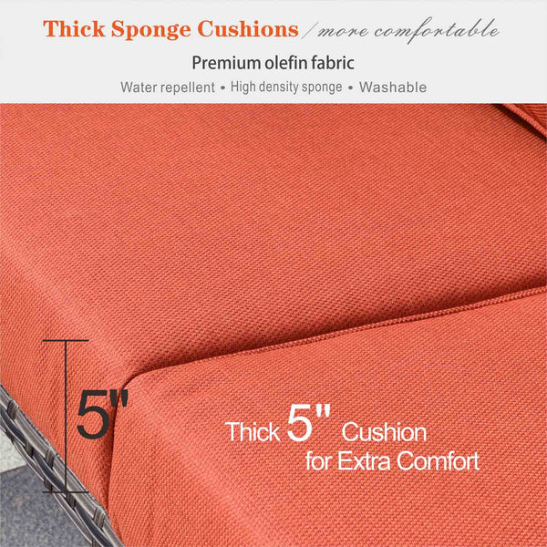 Ovios Patio Conversation Set 5 Piece