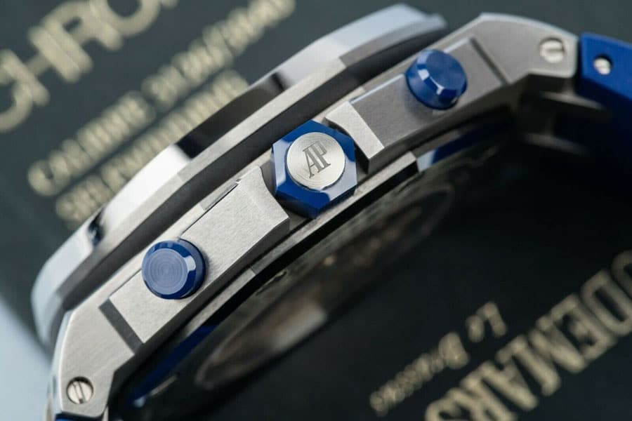 audemars piguet royal oak offshore blue dial 1