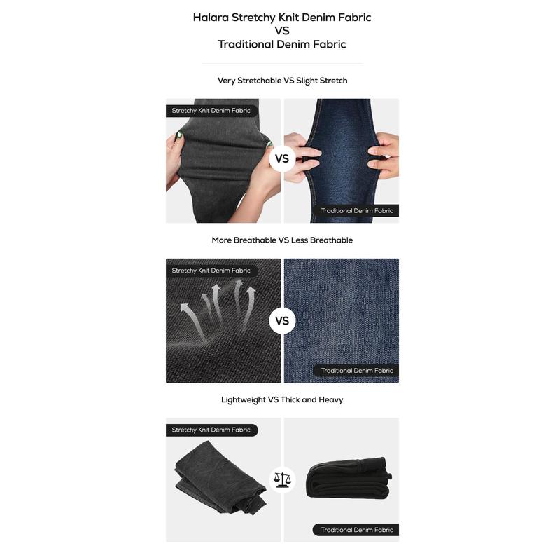 Halara Flex Mid Rise Pockets Straight Leg Casual Cargo Jeans