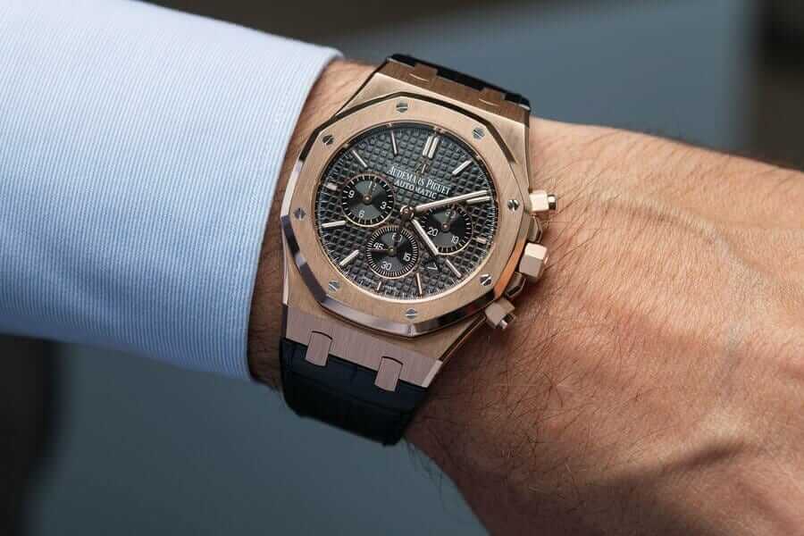 watch club audemars piguet royal oak chronograph 41mm rose gold full set ref 26320orood002cr01 year 2016 10 1
