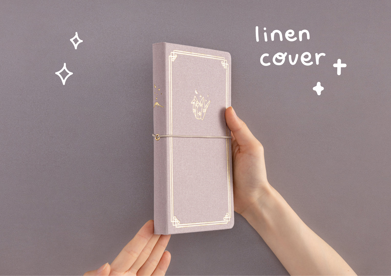 A photo of Tsuki Journey in Japan Calm Origami Trabel Notebook