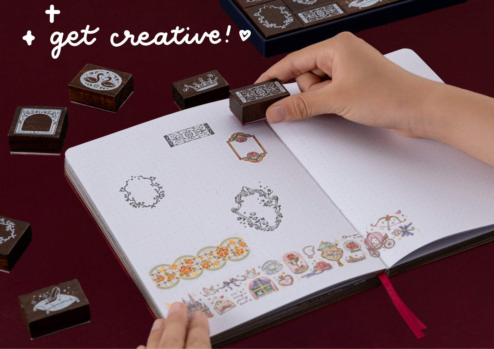 A photo of Tsuki Once Upon a Time stamp set