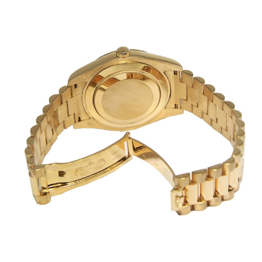 rolex day date ii 218238 kw yellow gold champagne dial replica1