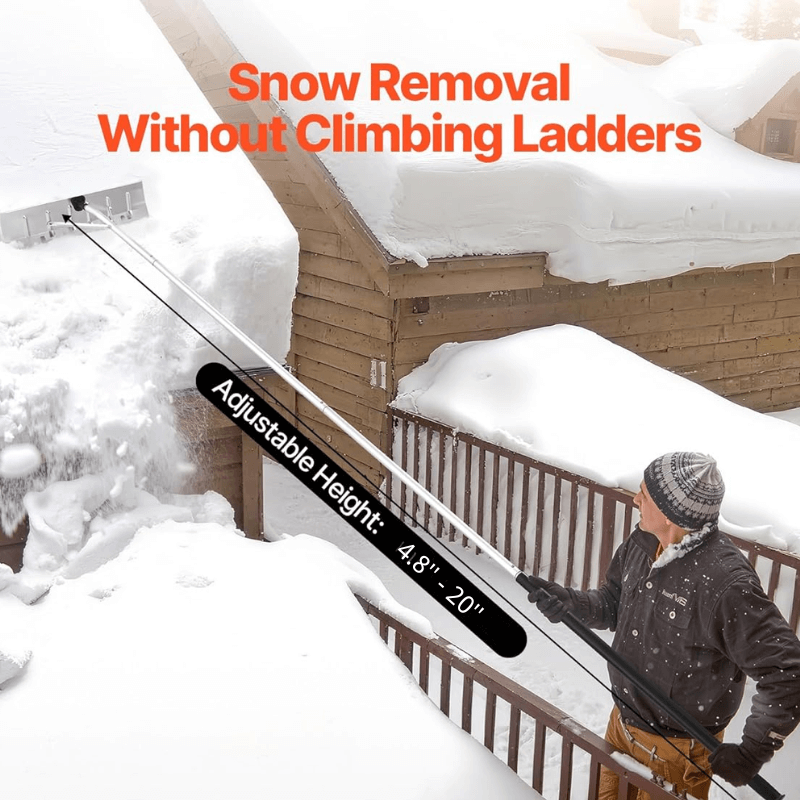 26inches roof rake of snow itoolmax multi 5 adjustable itoolmax