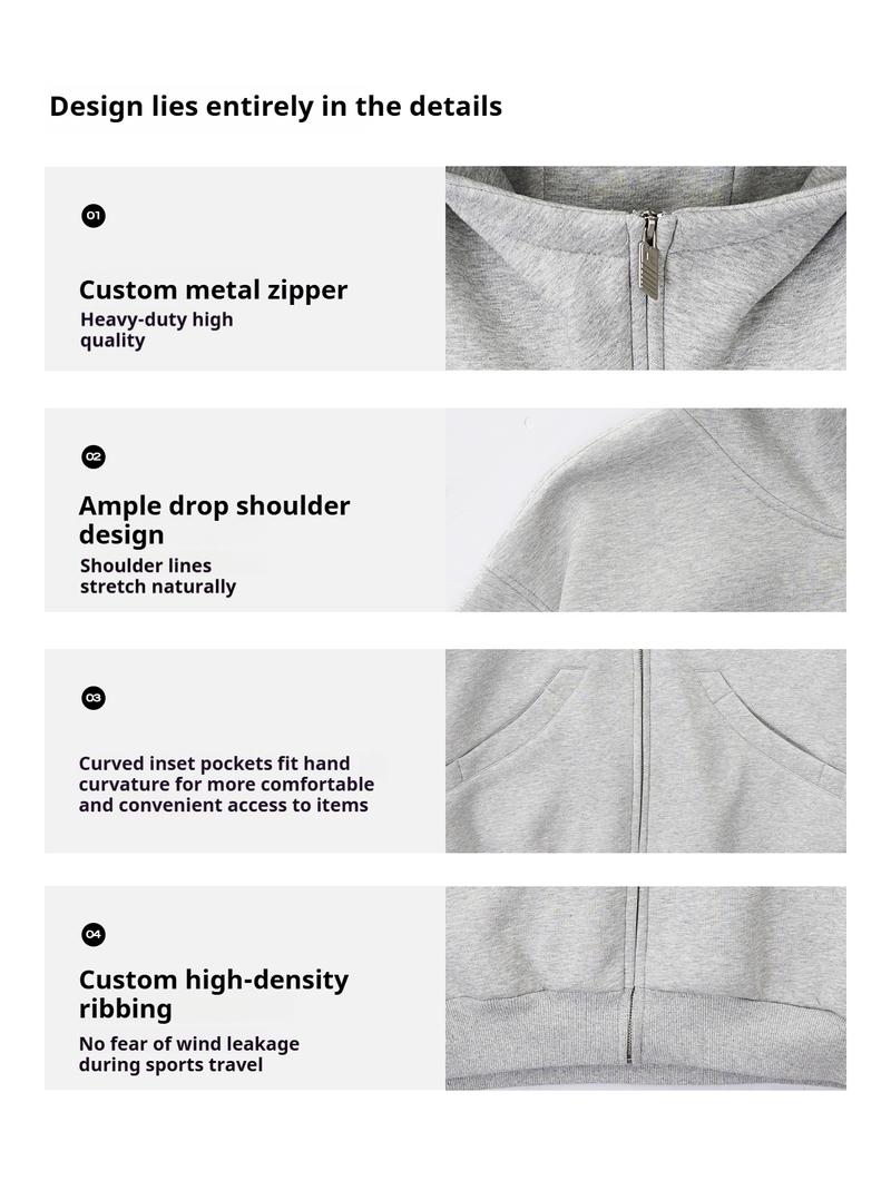 FDR Big Hood Eases Social Anxiety Hoodie High Neck Oversized Unisex Embroidered Letter Detail Fall Cardigan Zip Up Suitable Menswear Womenswear Sweatshirt Pullover Vintage Heavyweight Fleeced Fabric Cotton #Mentalhealth #fallfreshness