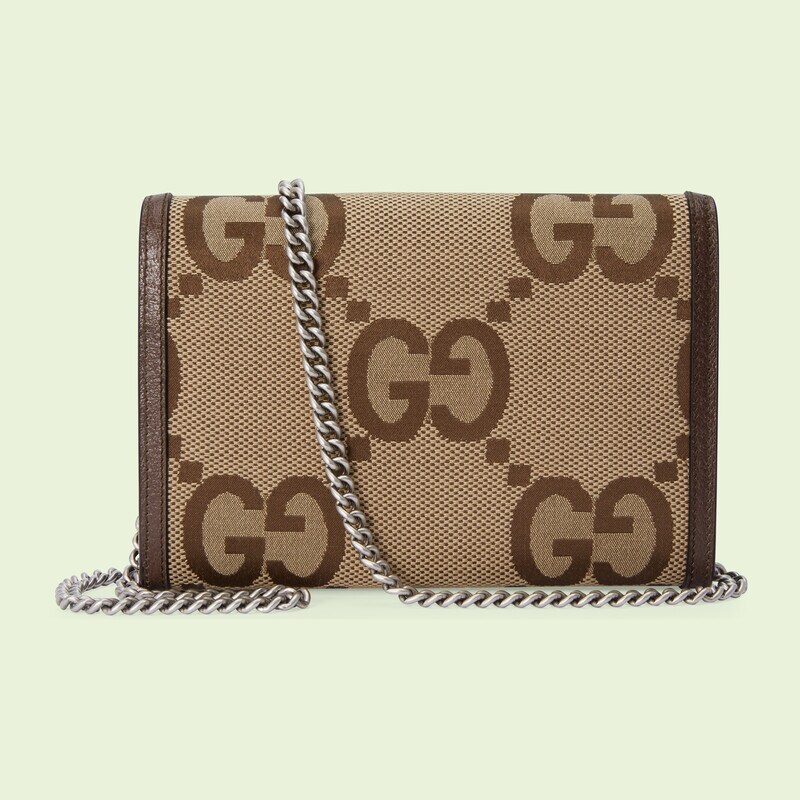 Dionysus系列饰超级双G图案链带钱包