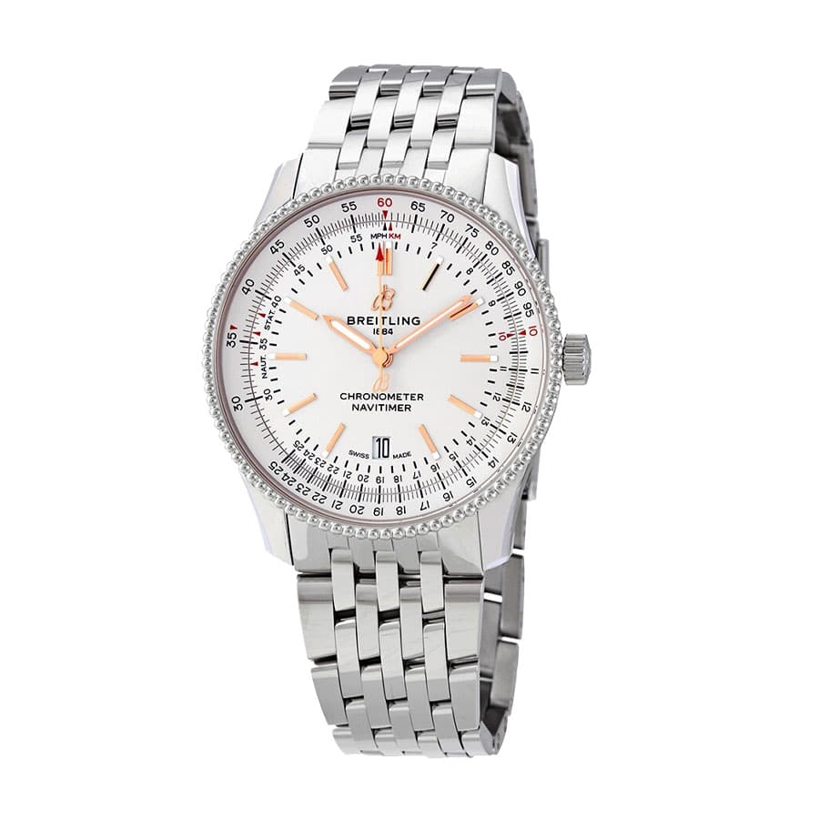 breitling navitimer automatic 41 steel a17326211g1a1 white dial