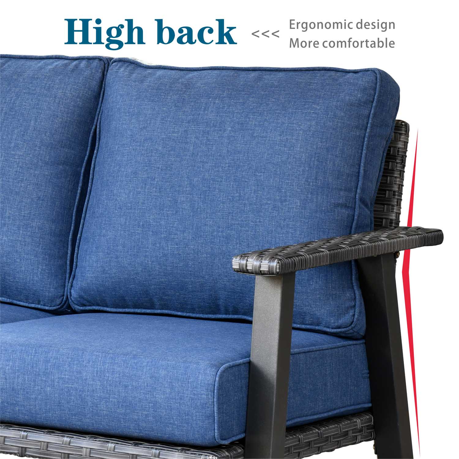 Ovios Bistro Set 3 Piece Couch