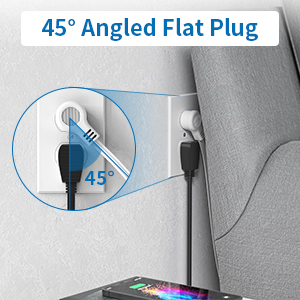 behind furniture extension cord