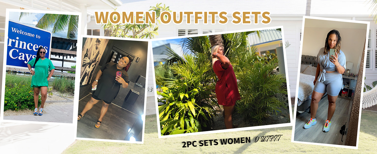 plus size 2 piece sets