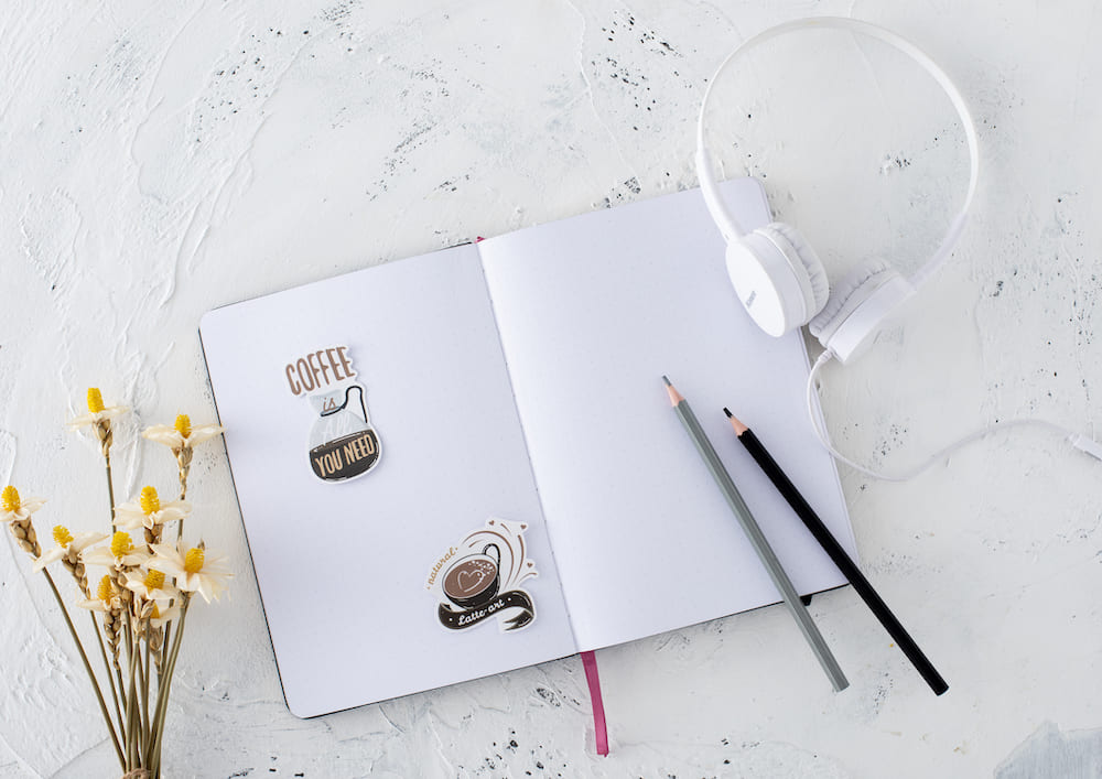 lay flat with other stationery