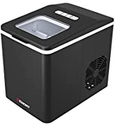 Euhomy Ice Maker Machine Countertop. 26Lbs/24H Self-Cleaning Portable Compact Ice Cube Maker. 7mi...