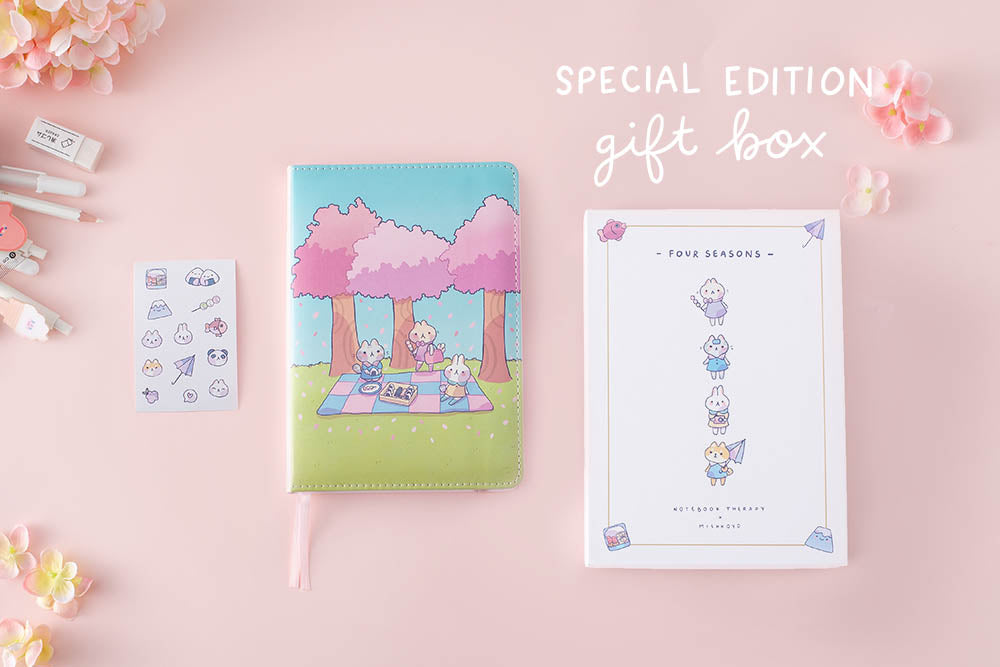 special edition giftbox in a pink background