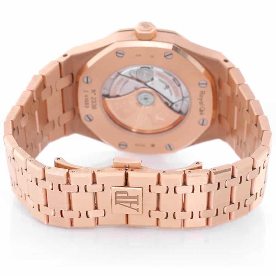 audemars-piguet-rose-gold-royal-oak-self-winding-white-back-replica