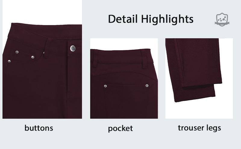 GILIPUR Y2K Women's Plain Pocket Button Leggings, Casual Comfy Skinny Pants for Yoga Gym Workout, Ladies Bottoms for Fall & Winter,T-Chic