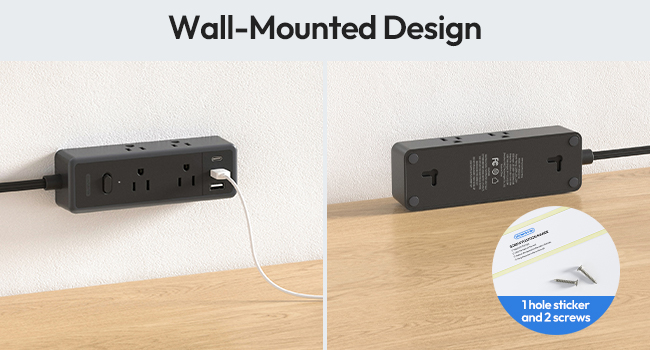 wall mount power strip