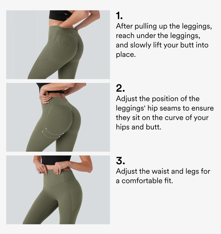 Halara UltraSculpt High Waisted Scrunch Butt Lifting Tummy Control Pocket Shaping Training Leggings