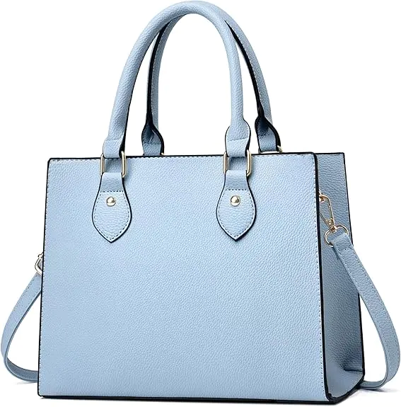 CHICAROUSAL 女式斜挎包和手提包 PU 皮革手提包顶部提手挎包单肩包