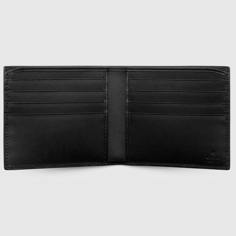 珊瑚蛇印花GG Supreme帆布钱包