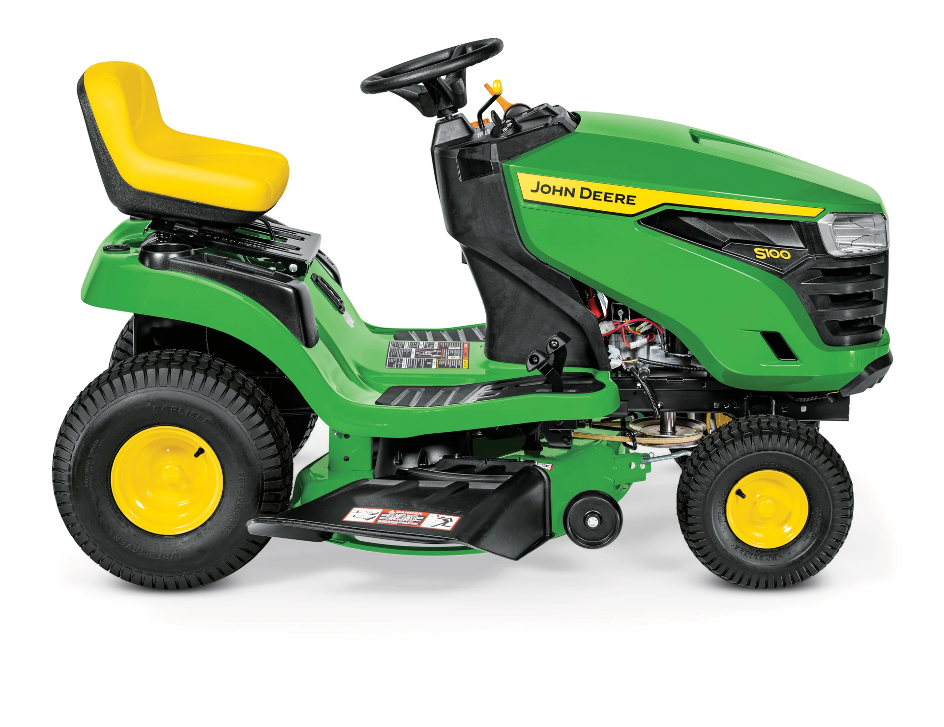 Right side of mower