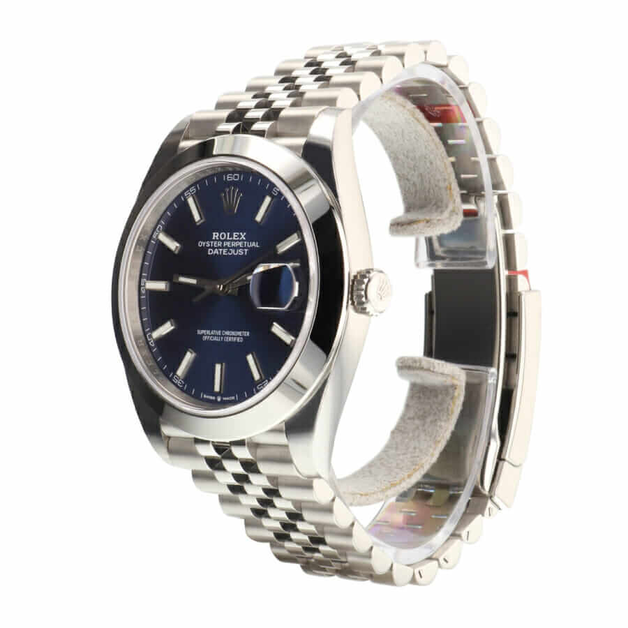 rolex datejust oyster datejust ii steel white gold 126234 blue dial replica 8 4