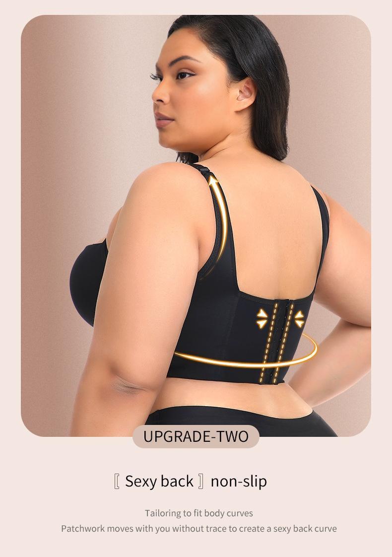 Plus size girls' bra, comfortable, slimming and anti-sagging