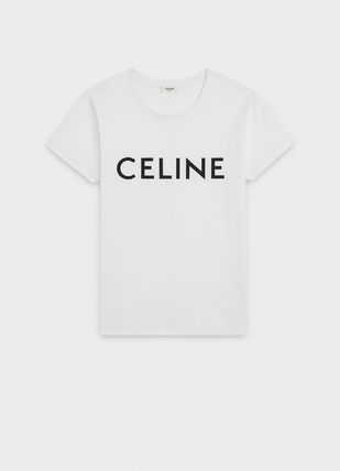 CELINE Tシャツカットソー 送料込【CELINE】 セレブも愛用 クルーネック ロゴTシャツ(4)