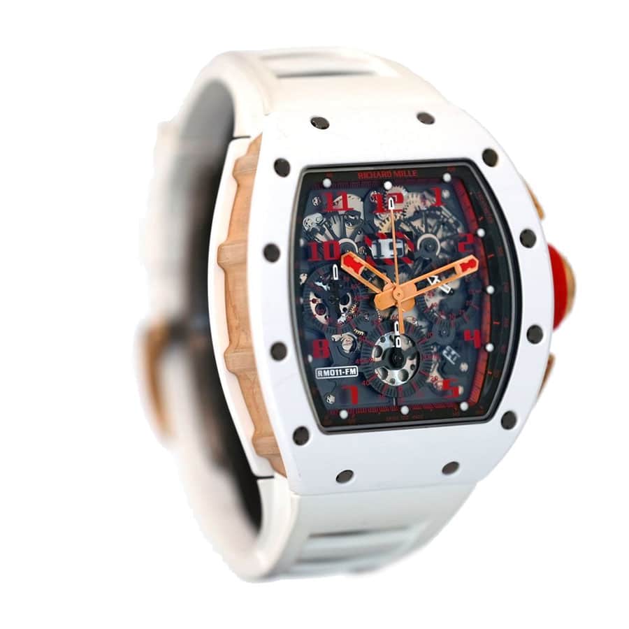 richard mille rm 011 fm flyback chronograph white demon limited chronograph