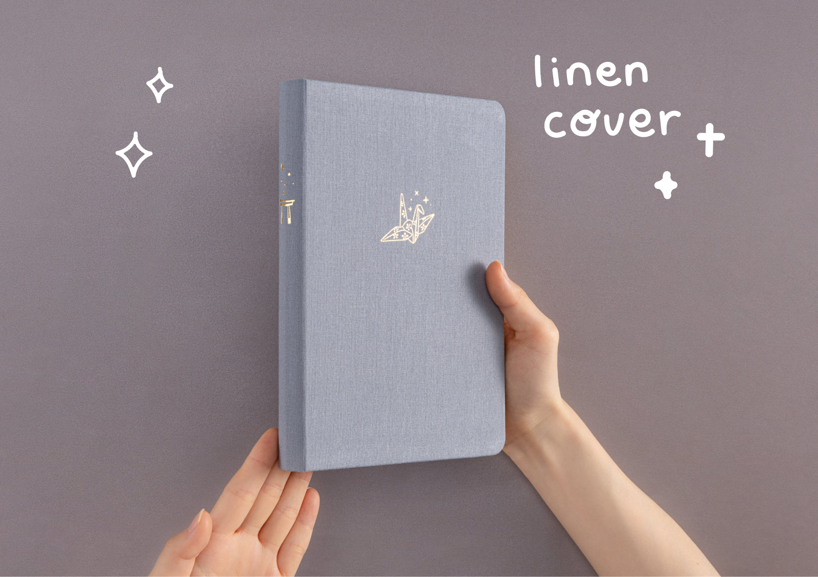 A photo of Tsuki Journey in Japan Origami Dreams Kraft Notebook