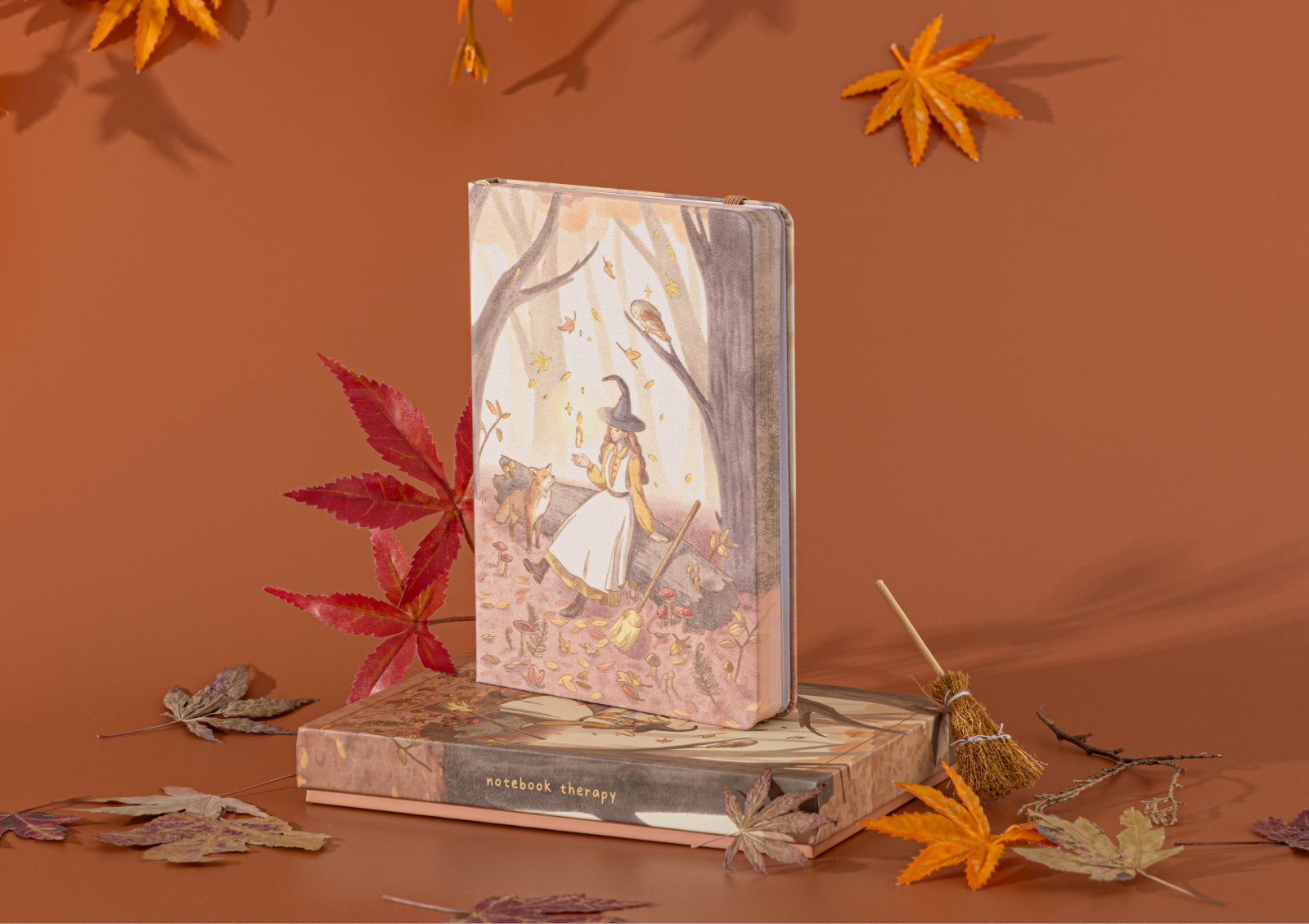 Tsuki Four Seasons: Autumn Edition 2024 bullet Journal with the box and sticker