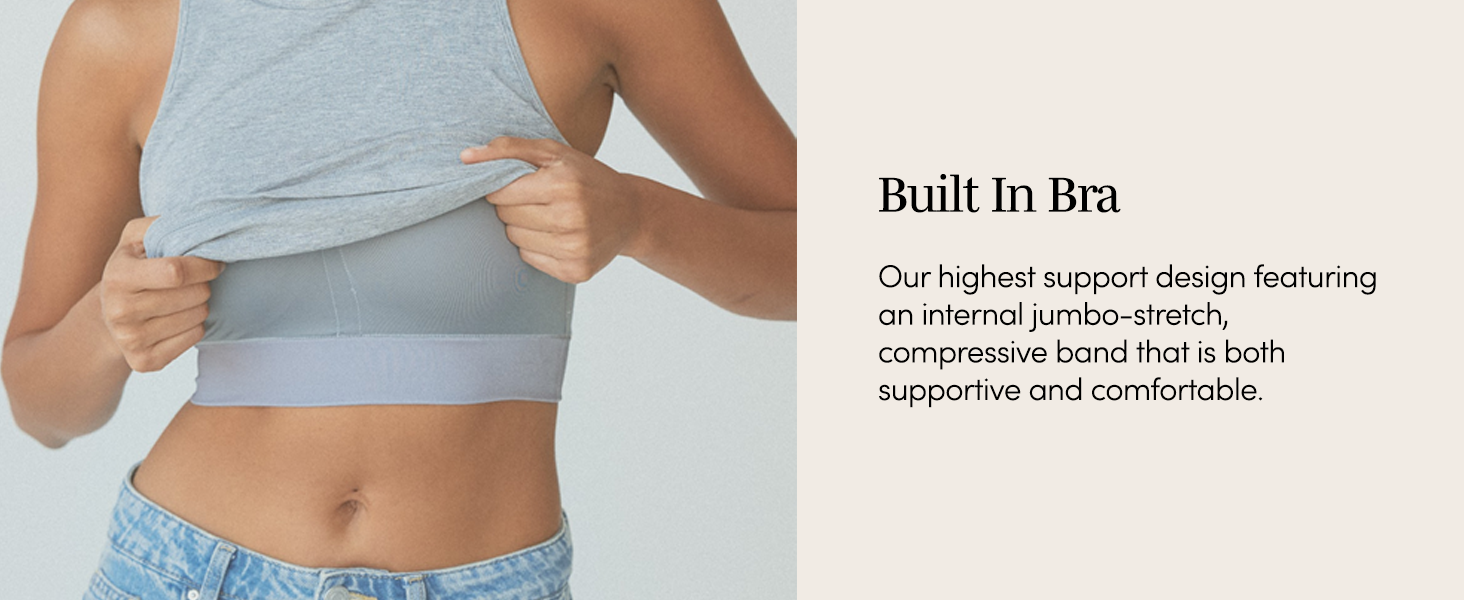Our highest support design featuring an internal jumbo-stretch.