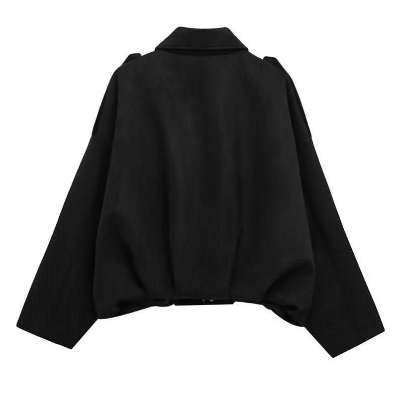 Women's New Aviator Jacket, Casual Zip Up Winter Jacket, Oversized Pilot Jacket Cropped Fit, 2025 Streetwear Short Jacket for Women, Womenswear