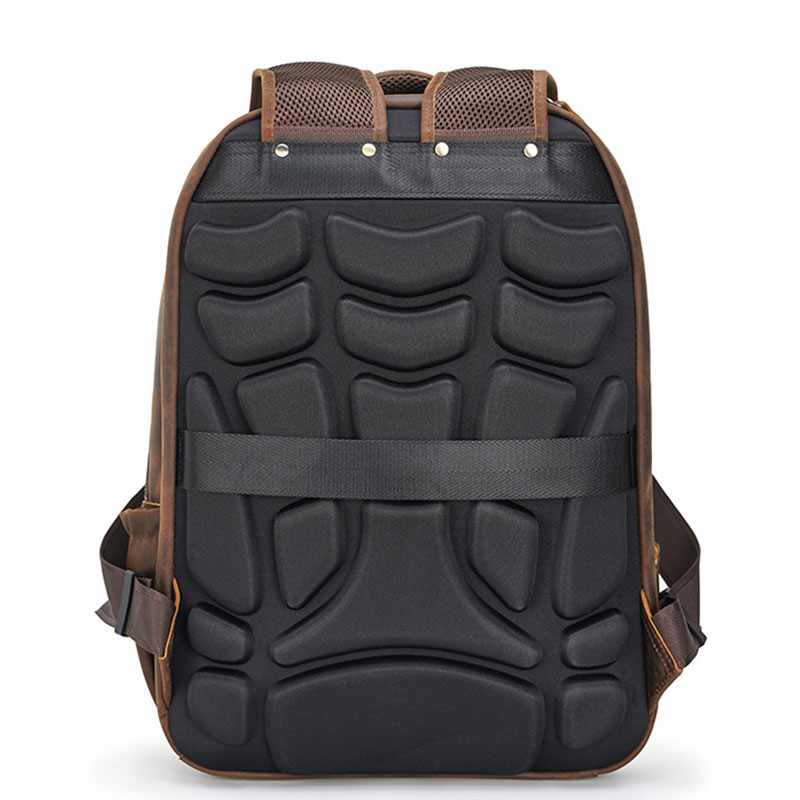 Backpack carrying system back display