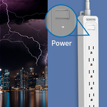 flat plug power strip