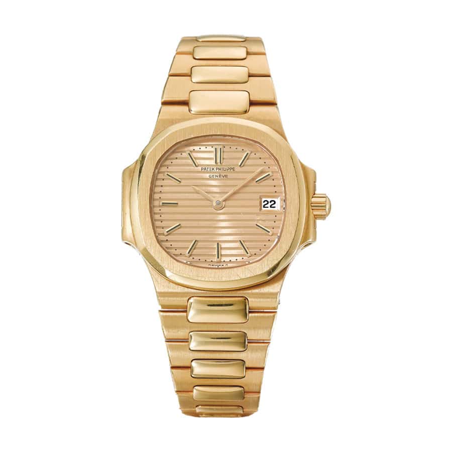 patek philippe nautilus vintage 3800 1 yellow gold sigma dial replica