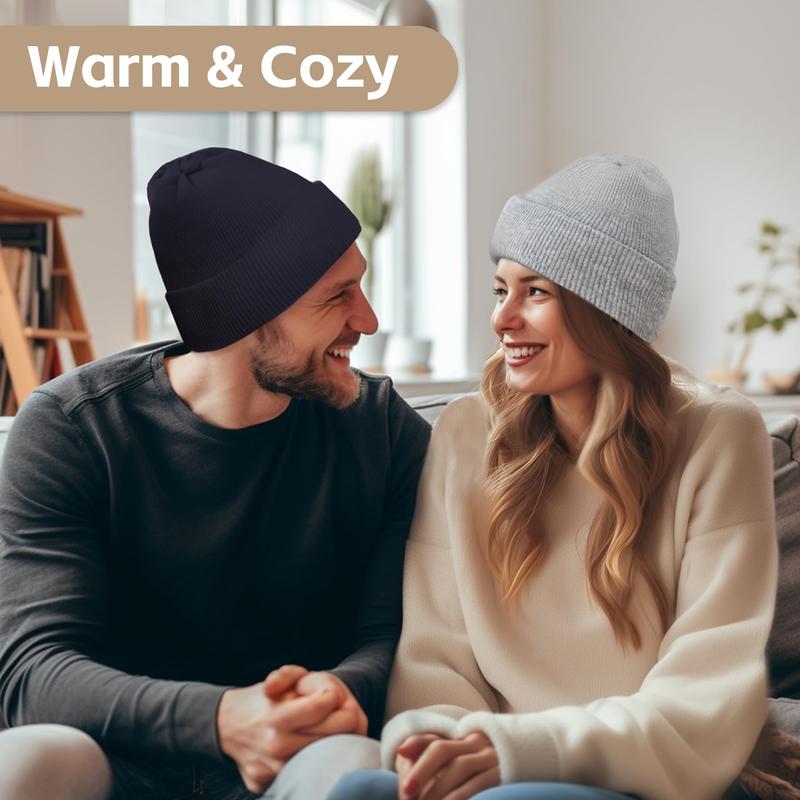 Cozy Knit Satin Cap for Women - Hair-Protecting and Warm Headwear for Autumn/Winter Season - Fashionable and Functional Ladies' Hat