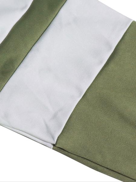 Women's Zipper Jacket & Striped Wide-Leg Pants Set, Streetwear & Casual, Two-Piece Suit for Daily Wear