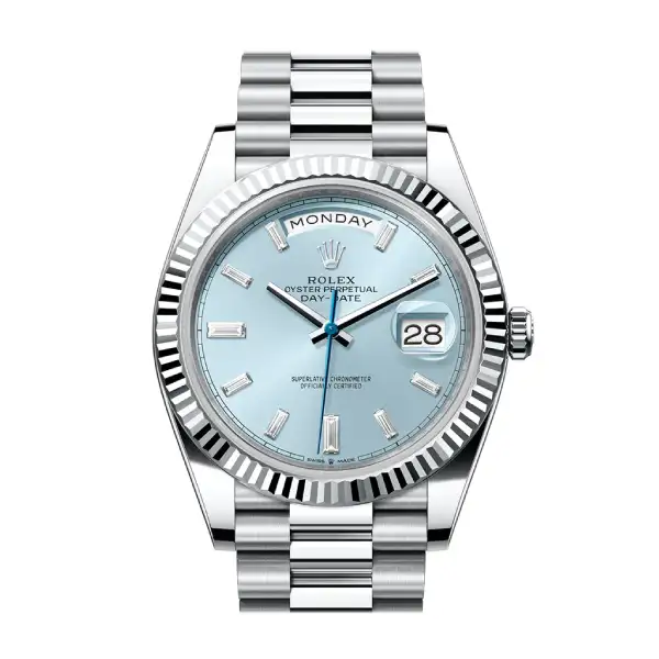 rolex day date ice blue dial