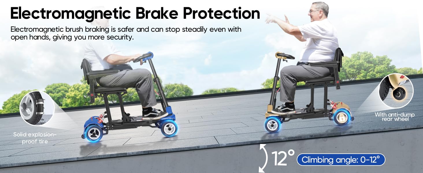 folding mobility scooter